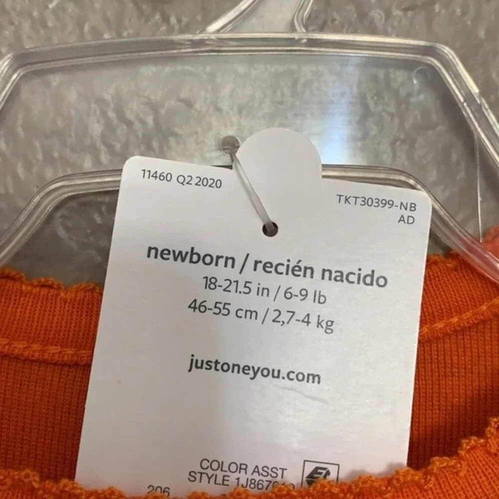 Newborn pumpkin outfit for little girls Holloween